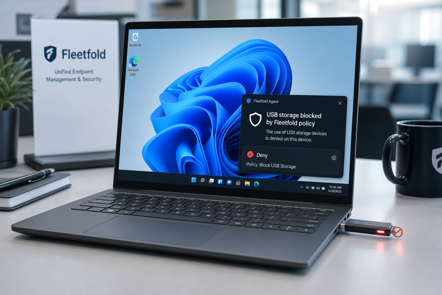 Windows fleet under Fleetfold Verify MFA policy