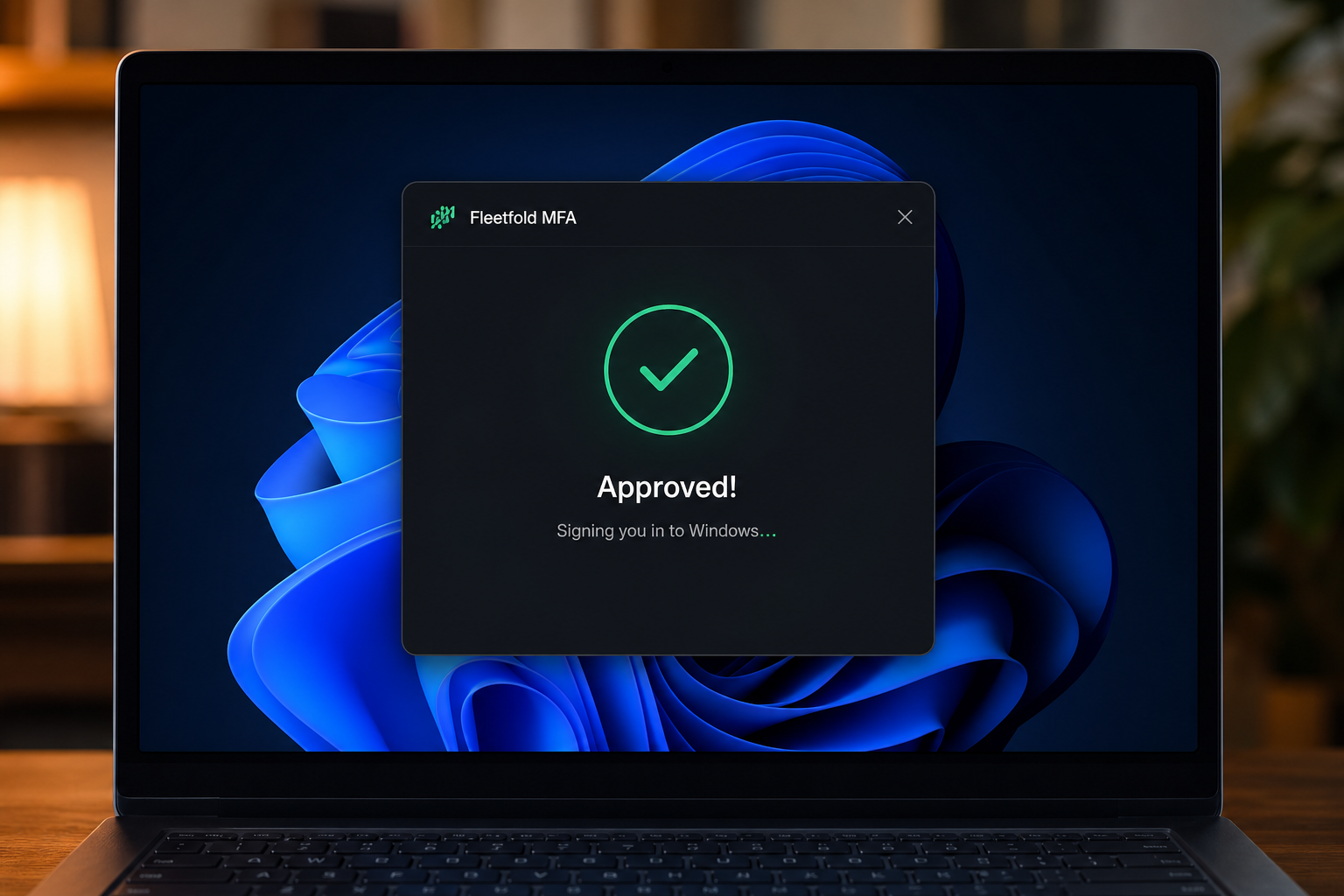 Windows 11 sign-in approved after MFA